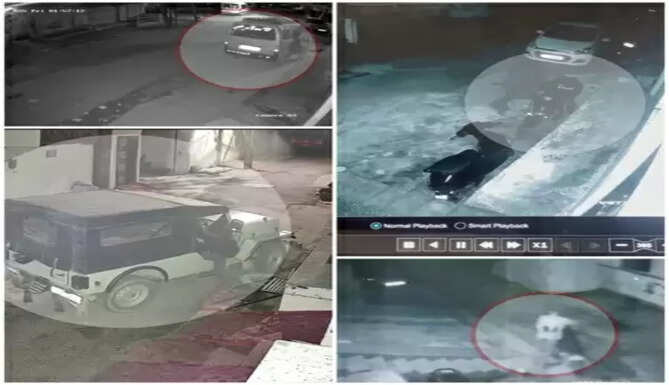 Vehicle theft at Savina police station circle