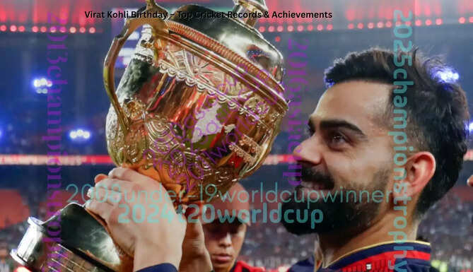 Virat Kohli celebrating milestone on his 37th birthday with cricket records list