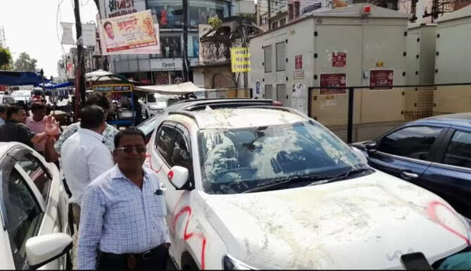 acid on car