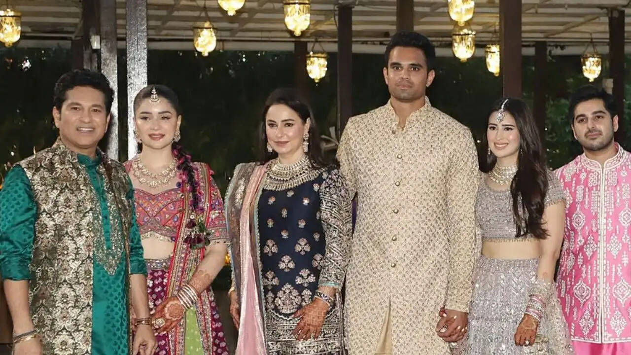 Sachin Tendulkar Hosts Star-Studded Mehendi and Sangeet for Arjun Tendulkar in Mumbai
