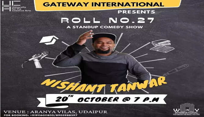 Nishat Tanwar in Udaipur Live Stand Up Comedy Show on 20 October Aaranya Vilas
