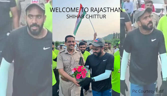 Welcome to Rajasthna Shihab Chittur Walk to Haj 2023