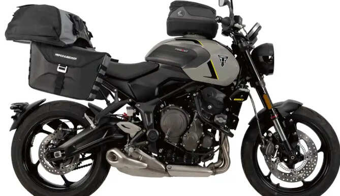 Triumph Trident 800 middleweight naked motorcycle with a 798cc engine and 115 hp power output