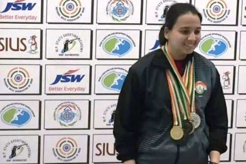 63वीं राष्ट्रीय शूटिंग प्रतियोगिता आत्मिका गुप्ता को 02 गोल्ड सहित 6 पदक