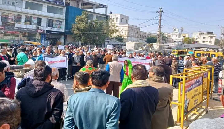 pensioners demonstration