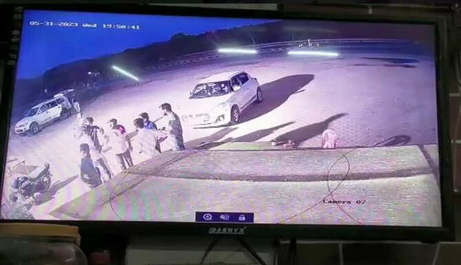 beaten by miscreants