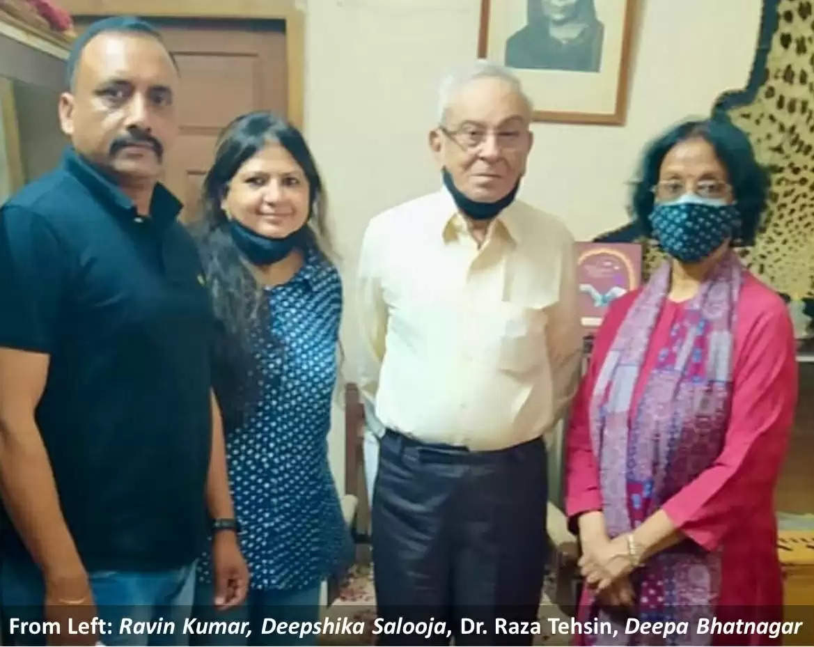 Udaipur News Raza Tehsin works in wildlife conservation to be archived by ashoka university Dr Raza Tehsin of Udaipur Wildlife Historian and Researcher in Rajasthan with Ashoka University Archives Team in Udaipur