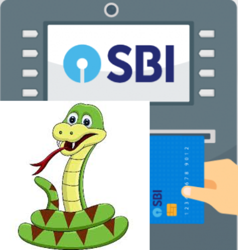 Snake enters SBI ATM machine at Shastri Circle