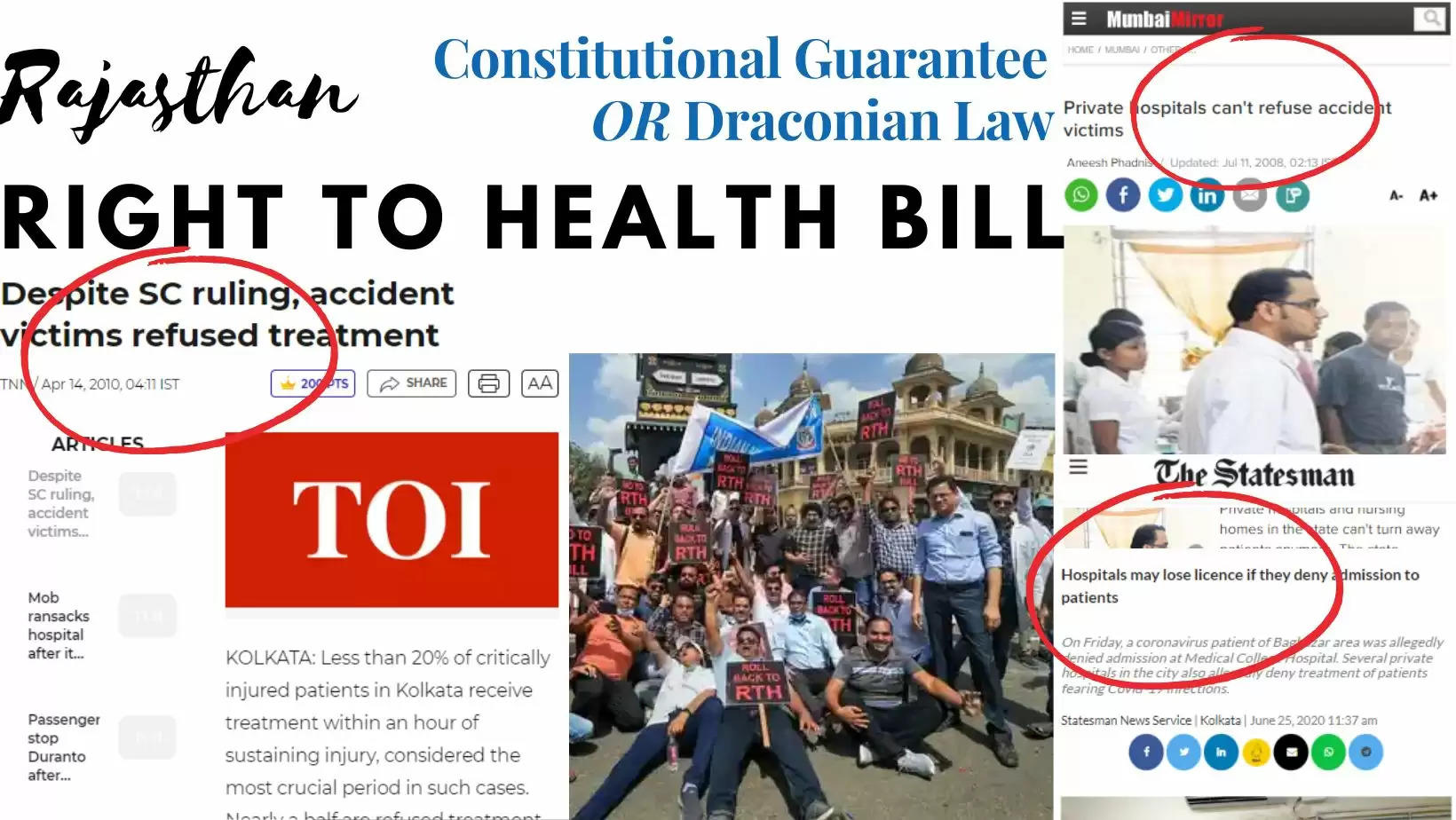 Opinion on Rajasthan Right to Health Bill Constitutional Guarantee Fulfilled or a Draconian Law