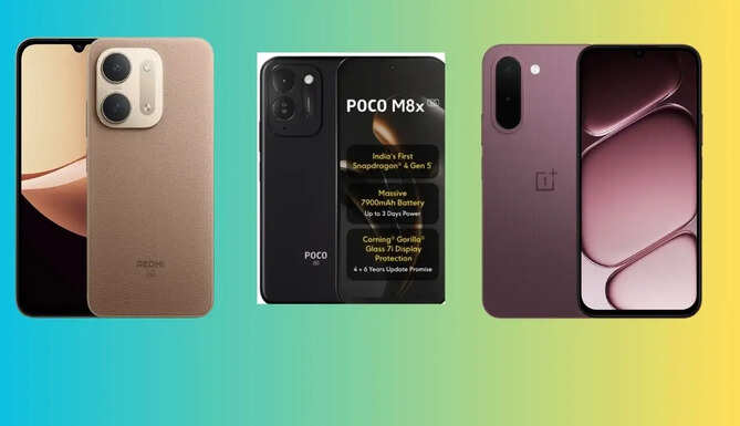 Redmi 17C vs Poco M8x 5G vs OnePlus N6x budget 5G smartphone comparison
