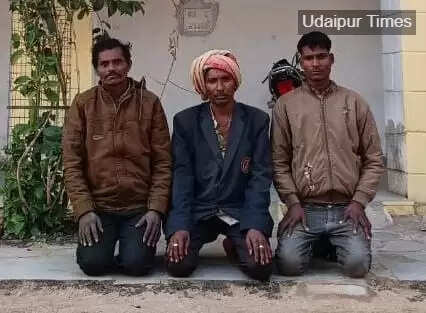 Udaipur: Kurabad Police Arrest 3 in Night Firing Case