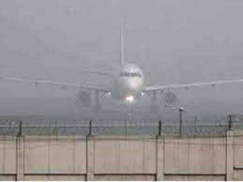 8 flights delayed due to fog
