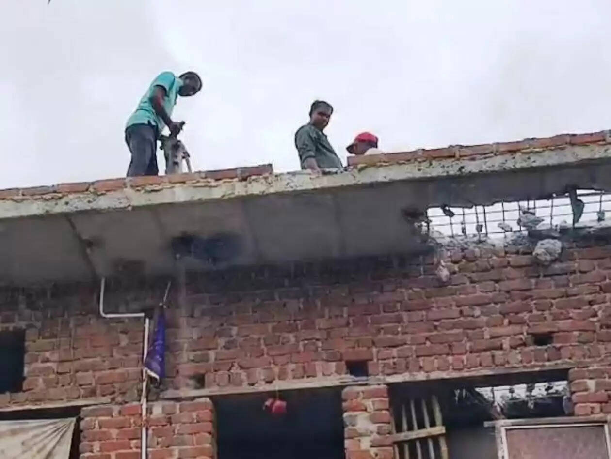 house roof punctured by UMC