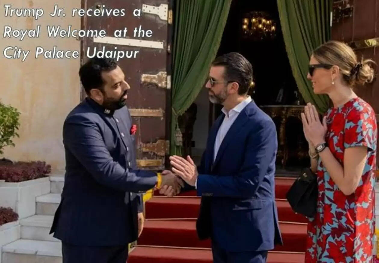 donald-trump-jr-lakshyaraj-singh-mewar-udaipur