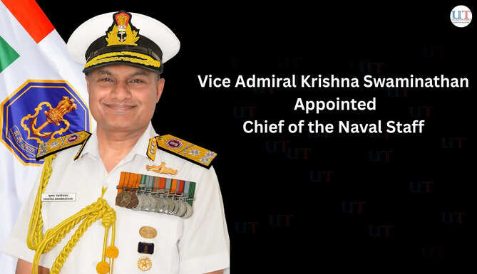 Vice Admiral Krishna Swaminathan appointed as India&rsquo;s new Chief of Naval Staff in 2026
