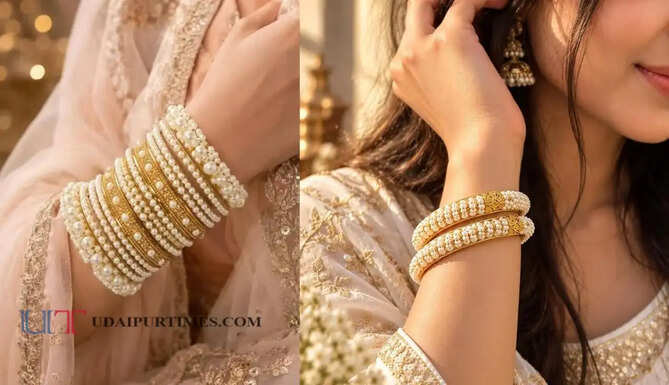 इन मोतियों वाली चूड़ियों ने चुरा लिया है महिलाओं का दिल, आप भी पहनेंगी तो हाथों की खूबसूरती में लग जायेंगे चार चांद&nbsp;