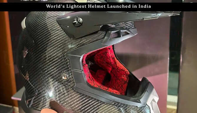 World&rsquo;s Lightest Helmet Launched in India