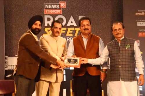 Hindustan Zinc felicitated for Road Safety Awareness by New18