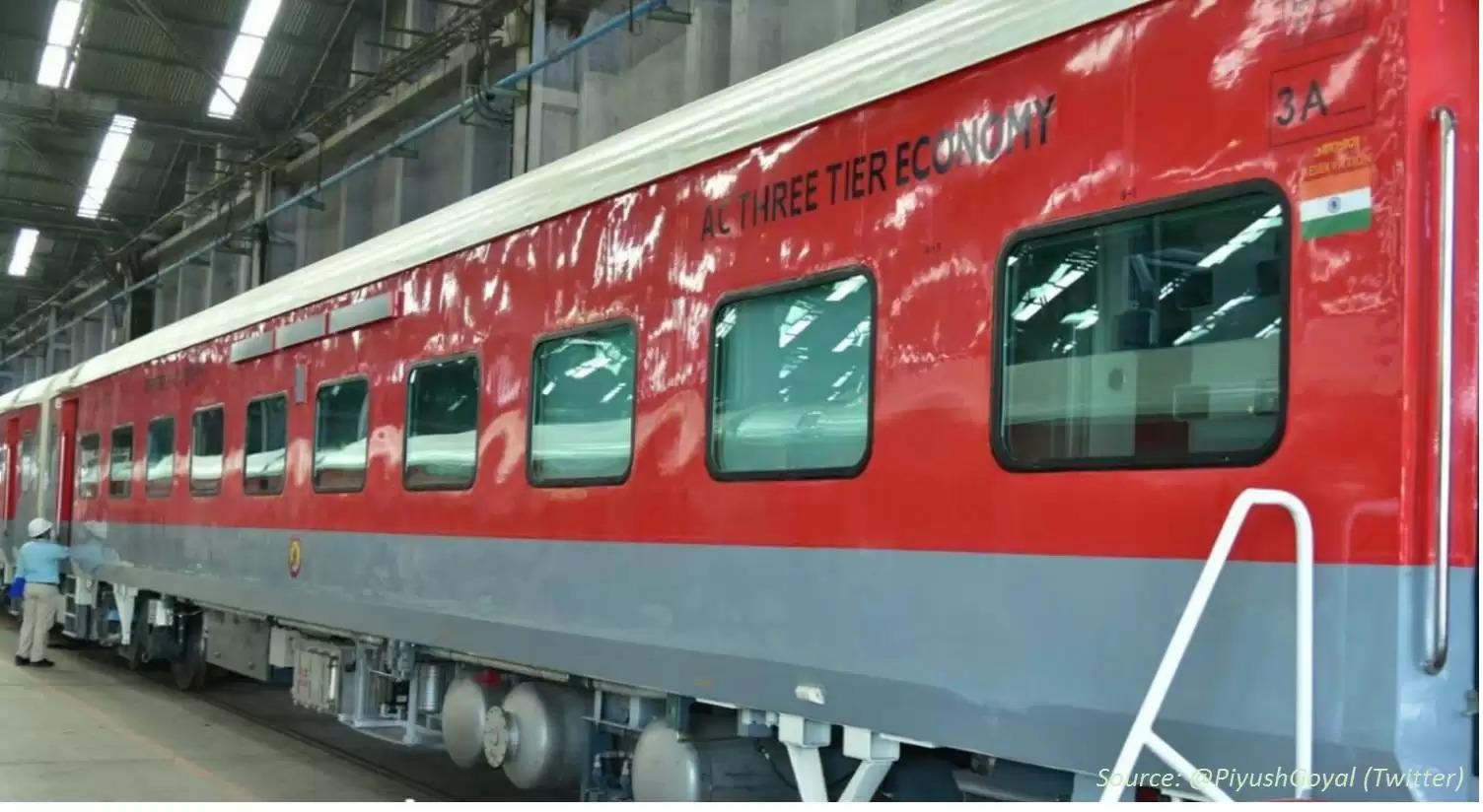 Indian Railway, Economy AC Coaches Book Ticket in Train