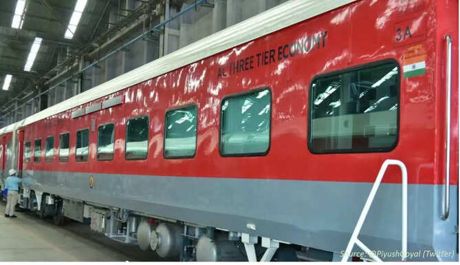 Indian Railway, Economy AC Coaches Book Ticket in Train