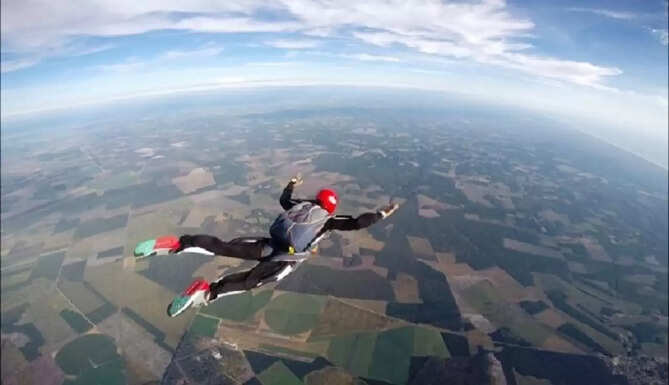 sports, sky diving