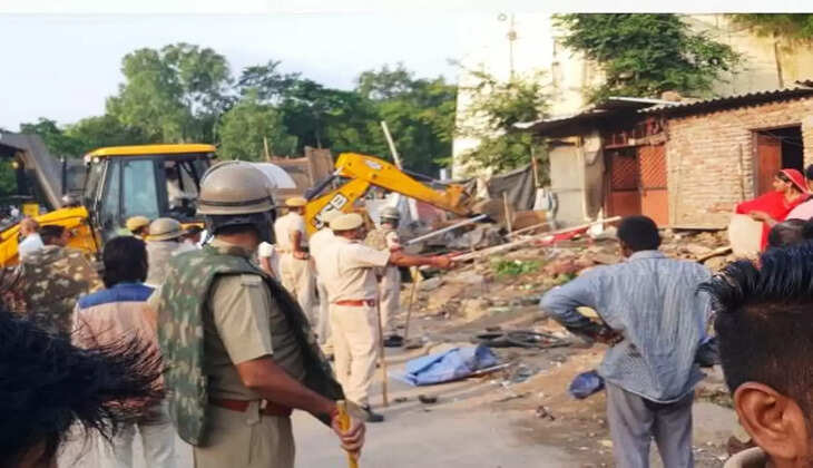 encroachment removed