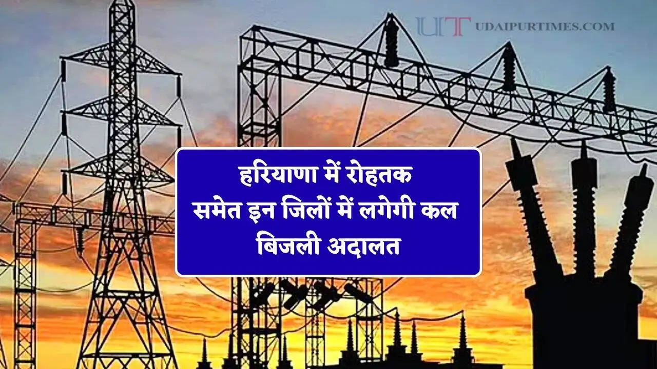 हरियाणा में रोहतक समेत इन जिलों में लगेगी कल बिजली अदालत, शिकायतों का तुरंत मिलेगा समाधान&nbsp;