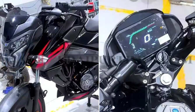 Bajaj Pulsar NS125 updated model with new display and colour options