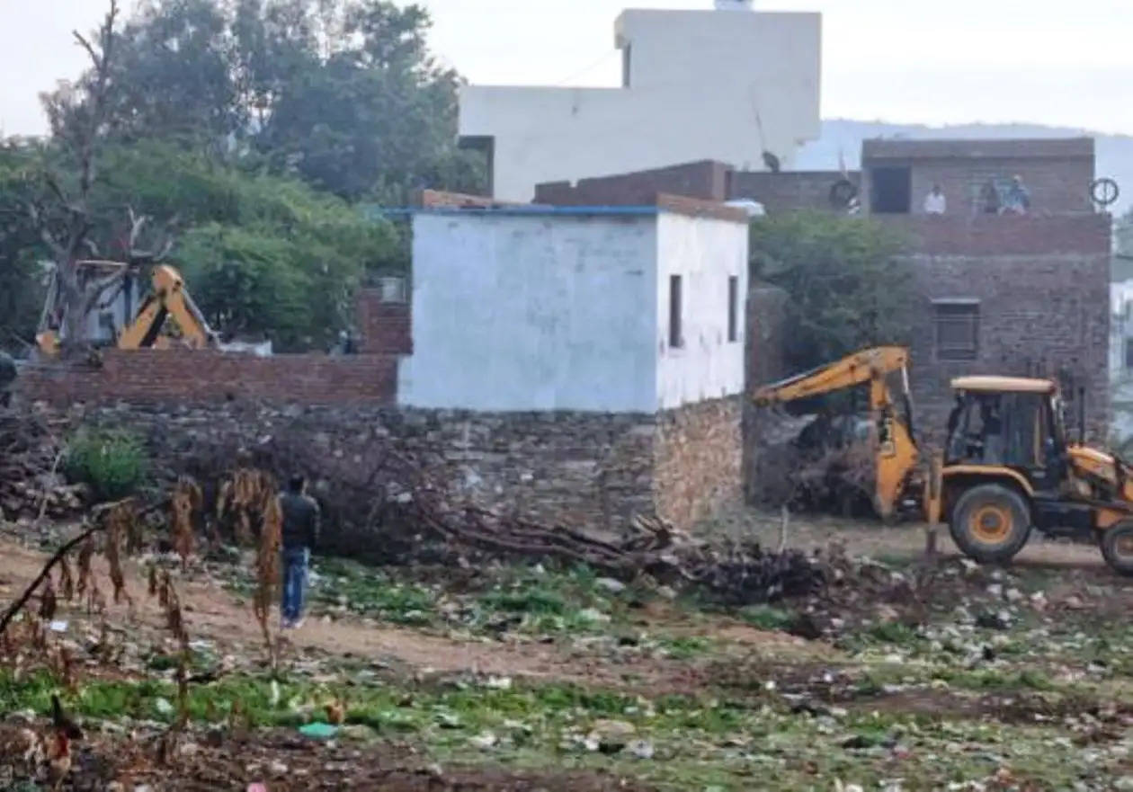 encroachment removed by UDA