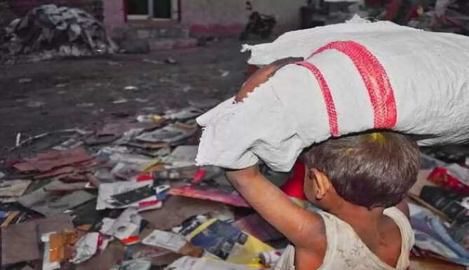 Child labours rescued