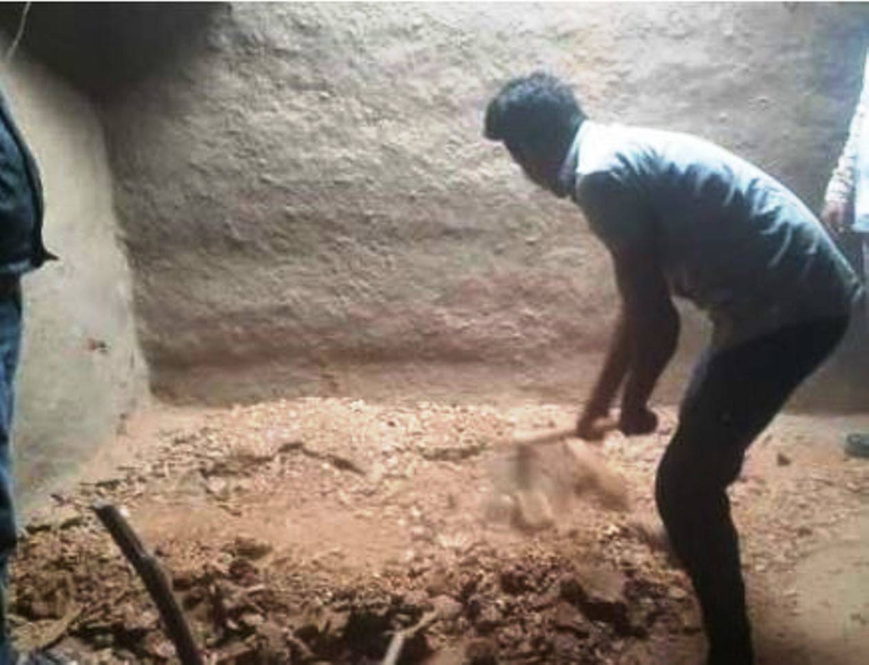 खेरवाड़ा में घर में दफन मिला लापता मजदूर का शव