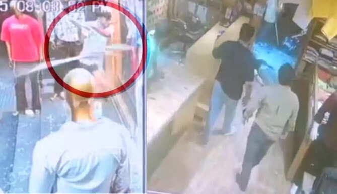 showroom attack in khanjipeer
