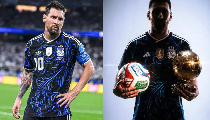 Lionel Messi celebrates for Argentina as his FIFA World Cup performances strengthen his chances of winning a record ninth Ballon d'Or.