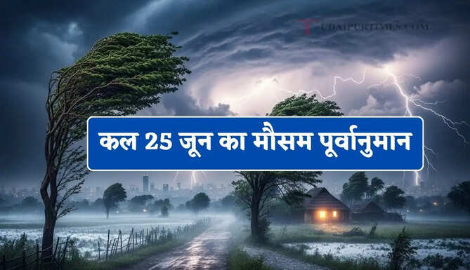 देश के 17 राज्यों में तेज आंधी-बारिश की चेतावनी ! देखें कल का मौसम पूर्वानुमान