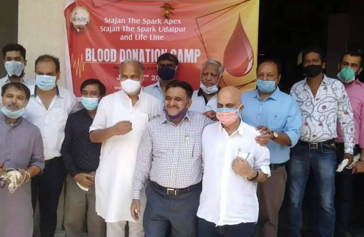blood donation camp by srajan the spark