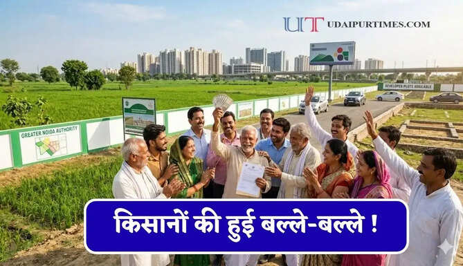 किसानों की हुई बल्ले-बल्ले ! ग्रेटर नोएडा में जमीन के मुआवजे की दरों में 53 प्रतिशत की बढ़ोतरी