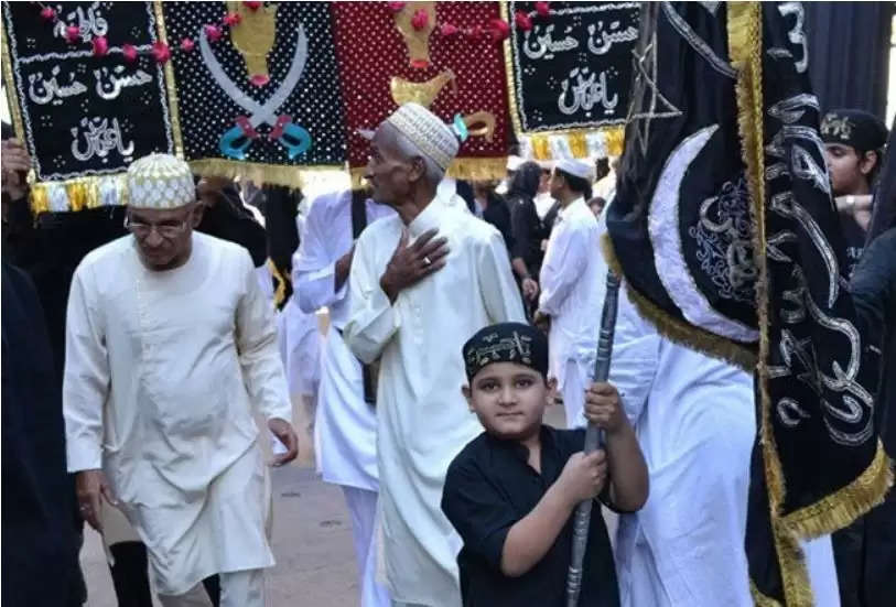 Muharram dawoodi bohra youth udaipur alam procession remembrance imam hussain martyrdom