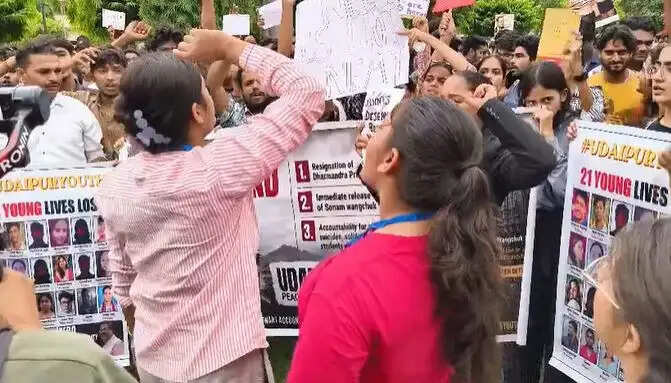 Udaipur Student Protest