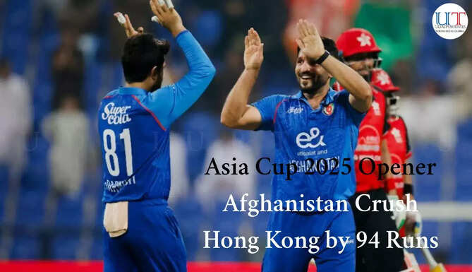 Afghanistan vs Hong Kong Asia Cup 2025 &ndash; Atal and Umarzai shine in 94-run win at Abu Dhabi