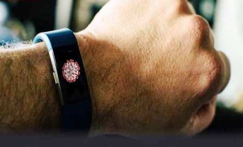 Arogya Setu wristband for tracking and monitoring patients' movements