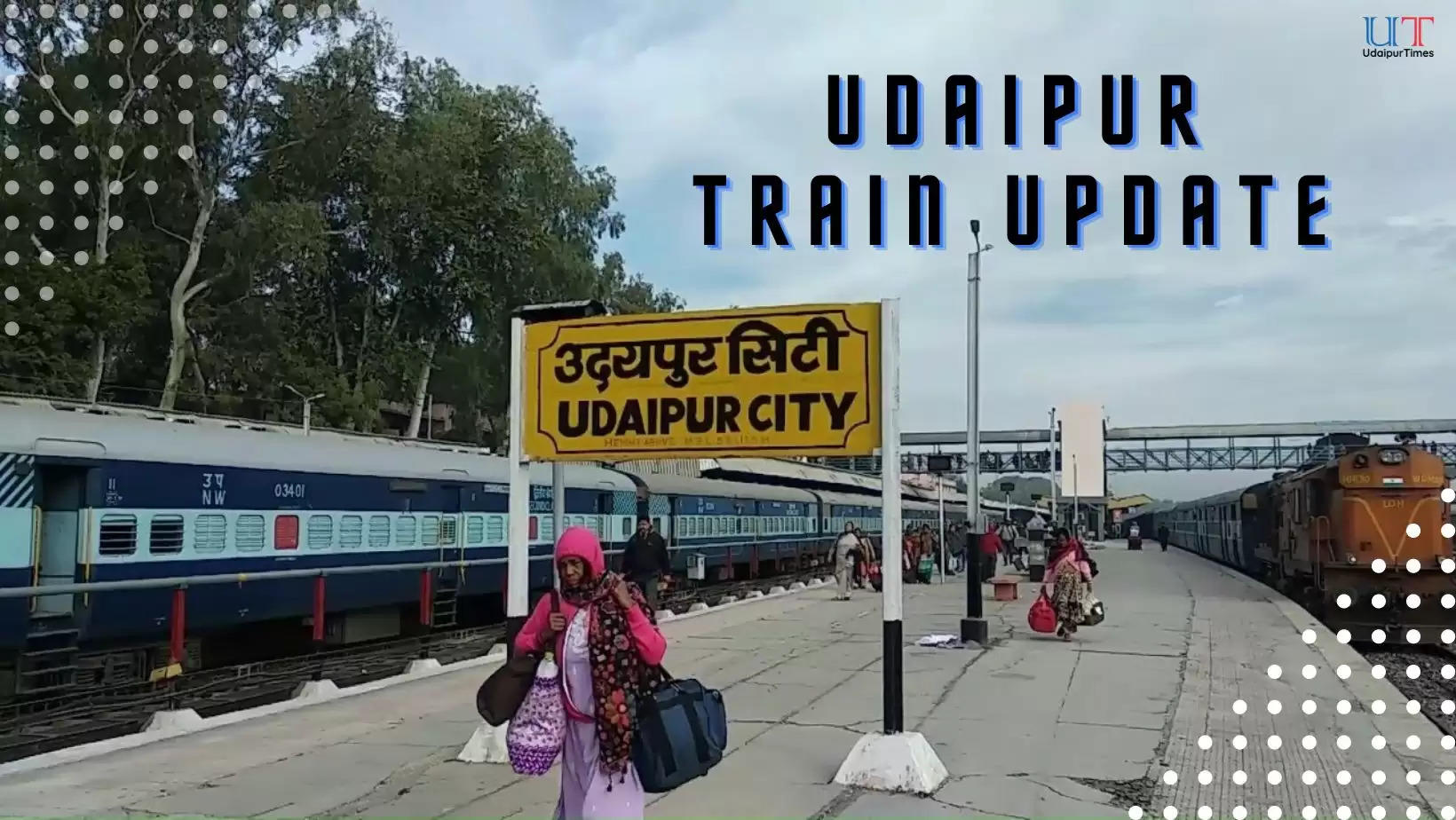 Udaipur Connectivity to South  India; Udaipur to Mumbai via Ahmedabad; New train between Udaipur and Bombay