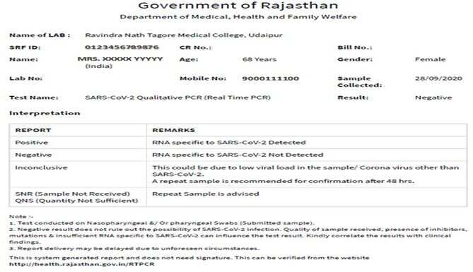Rajasthan | COVID test results will be available online - wait for SMS becomes redundant