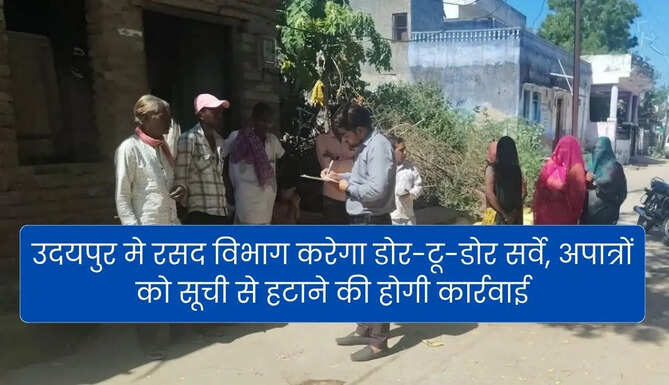 Door to Door Survey in Udaipur 