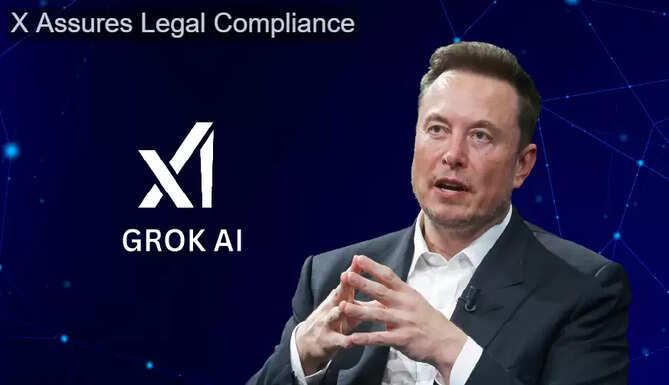 Screenshot showing X platform action against obscene posts generated by AI chatbot Grok