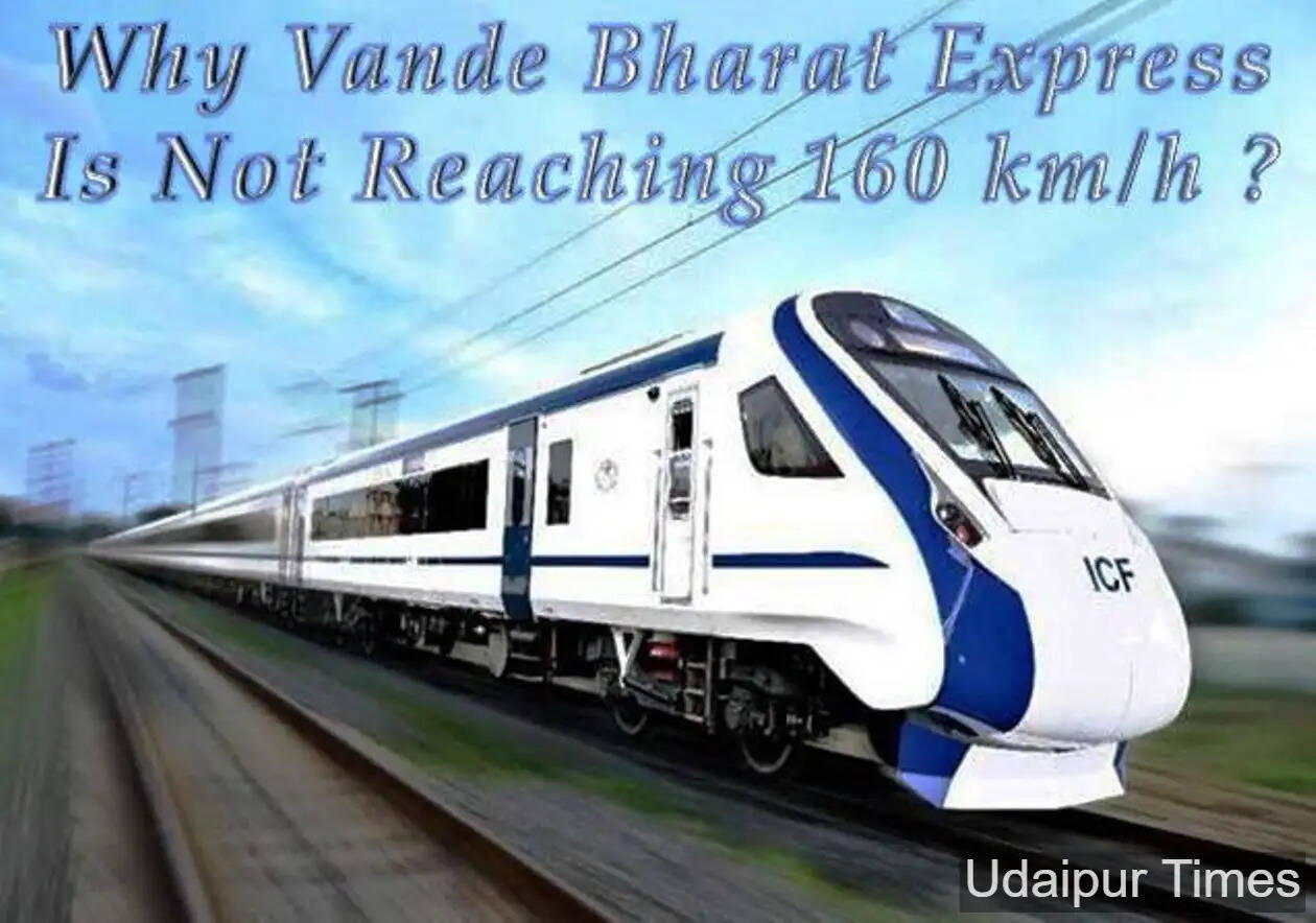 Vande Bharat Express train running on Indian Railways track with speed limitation explanation by Railway Minister