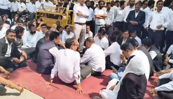 Udaipur Lawyers Protest
