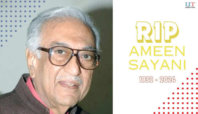 Ameen Sayani iconic voice of Binaca Geetmala passes away at 91 due to a heart attack