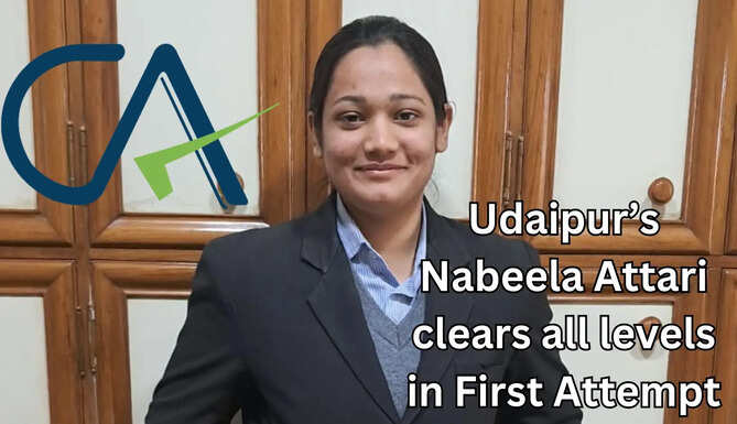 Udaipur girl Nabeela Clears all her CA examinations in the first attempt