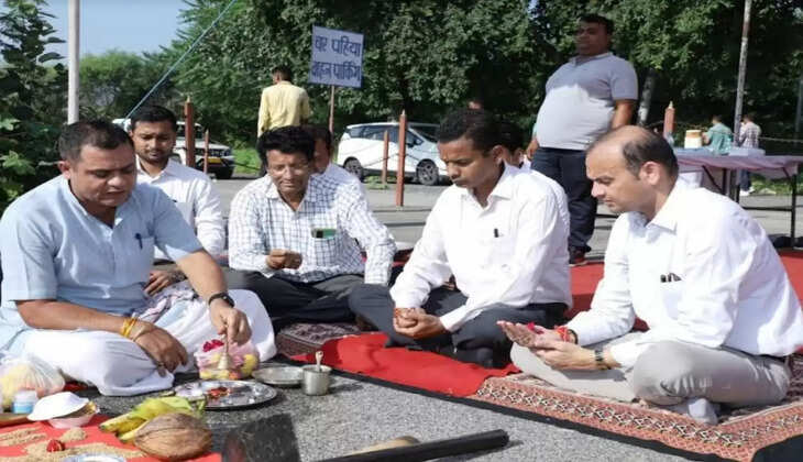 BHOOMI PUJAN RAILWAY STATION UDAIPUR