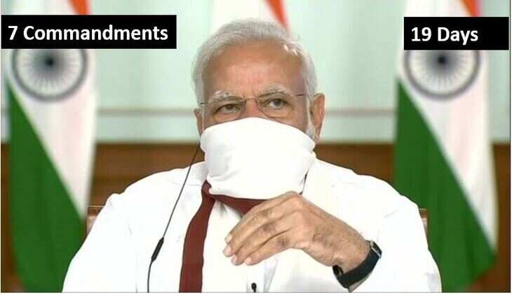 Follow Seven Commandments - PM Modi addresses the nation and extends lockdown to 3 May